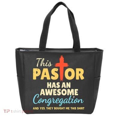 This Pastor Has An Awesome Congregation Preacher Tote Bag