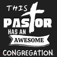 THIS PASTOR HAS AN AWESOME CONGREGATION Pastor Gift Women's Sweatshirt thumb 2