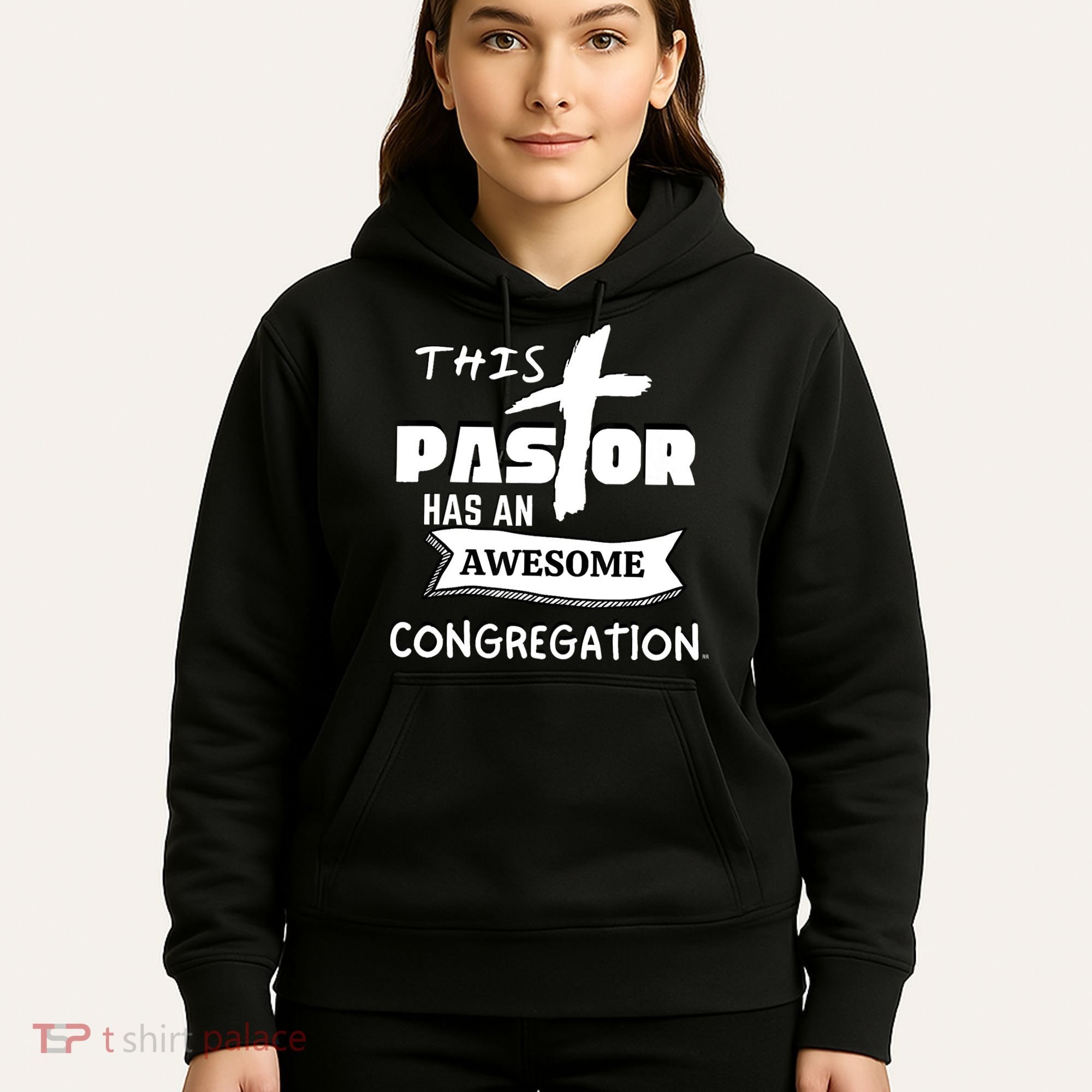 THIS PASTOR HAS AN AWESOME CONGREGATION Pastor Gift Hoodie