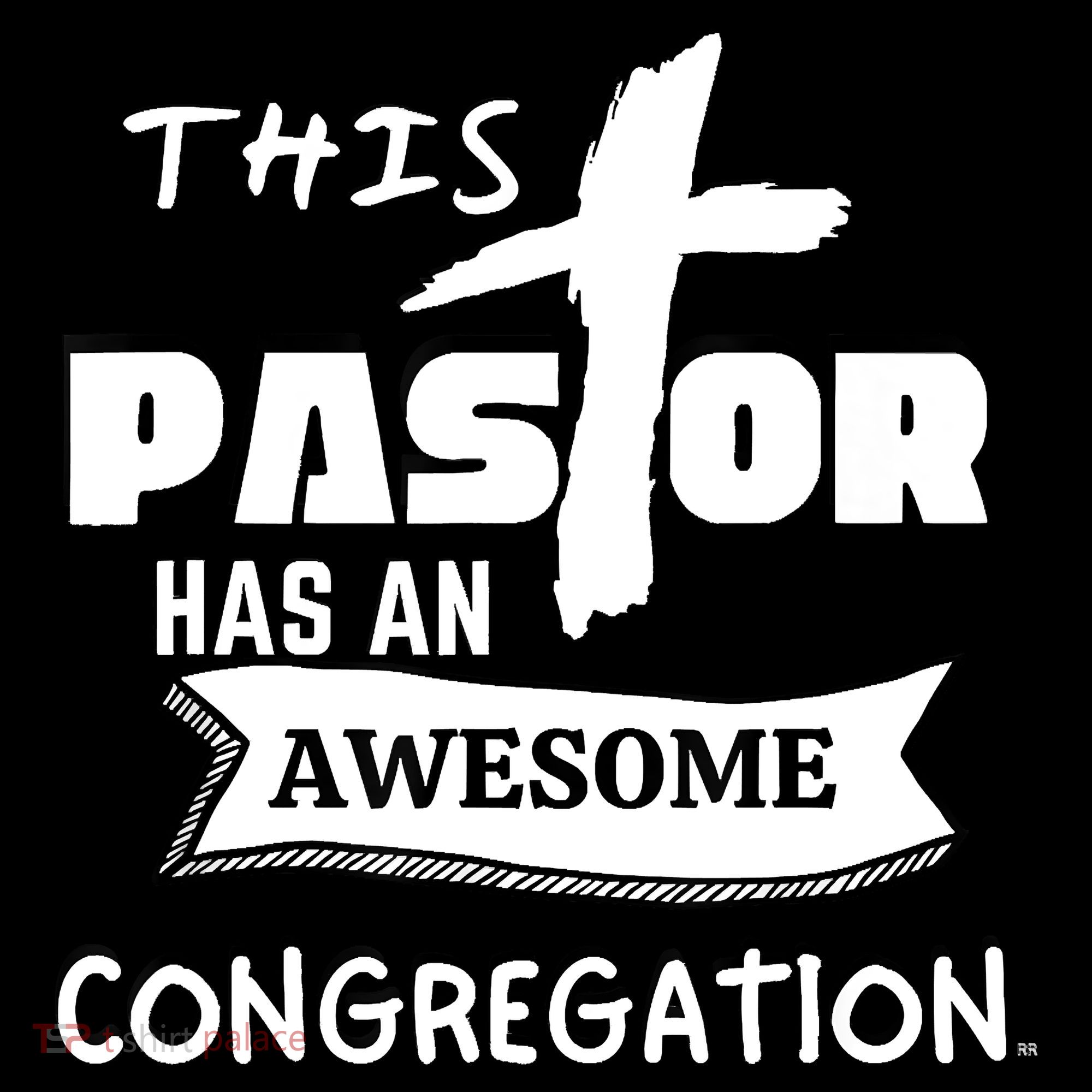 THIS PASTOR HAS AN AWESOME CONGREGATION Pastor Gift Coffee Mug