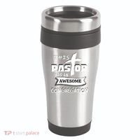 THIS PASTOR HAS AN AWESOME CONGREGATION Pastor Gift 16oz Travel Tumbler thumb 0