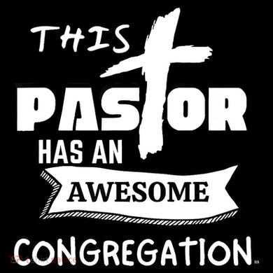 THIS PASTOR HAS AN AWESOME CONGREGATION Pastor Gift 16oz Travel Tumbler
