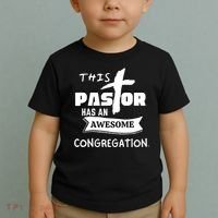 THIS PASTOR HAS AN AWESOME CONGREGATION Pastor Gift Toddler T-Shirt thumb 2