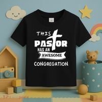 THIS PASTOR HAS AN AWESOME CONGREGATION Pastor Gift Toddler T-Shirt thumb 3