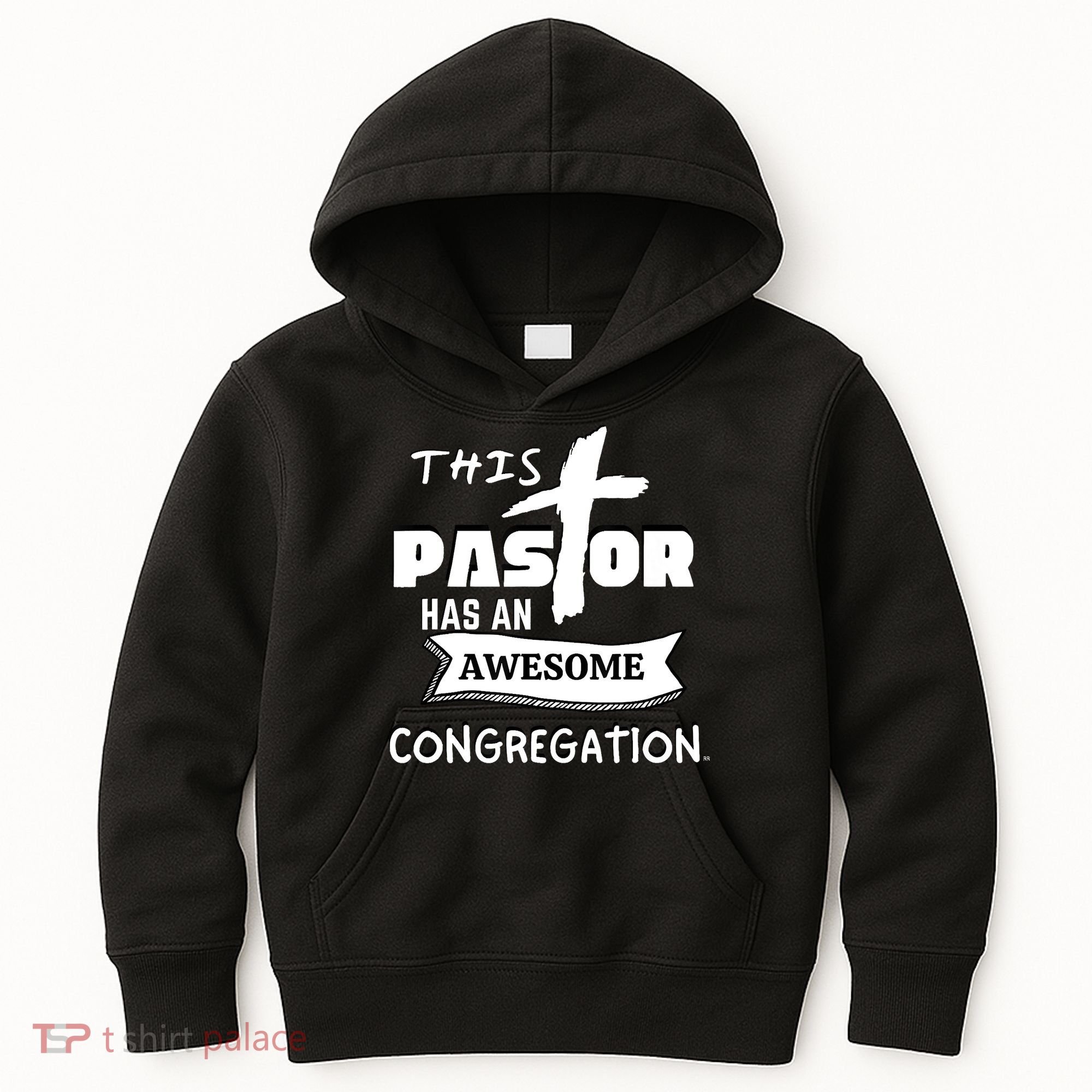 THIS PASTOR HAS AN AWESOME CONGREGATION Pastor Gift Kids Hoodie