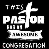 THIS PASTOR HAS AN AWESOME CONGREGATION Pastor Gift Kids T-Shirt thumb 4