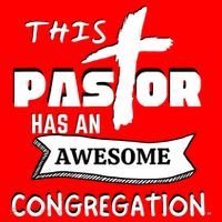 THIS PASTOR HAS AN AWESOME CONGREGATION Pastor Gift Santa Hat thumb 1