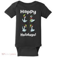 The Pigeon Happy Holidays Christmas Pigeon Baby Bodysuit thumb 0
