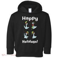 The Pigeon Happy Holidays Christmas Pigeon Toddler Hoodie thumb 0