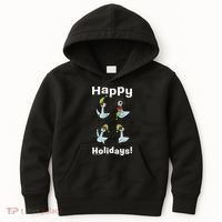 The Pigeon Happy Holidays Christmas Pigeon Kids Hoodie thumb 0