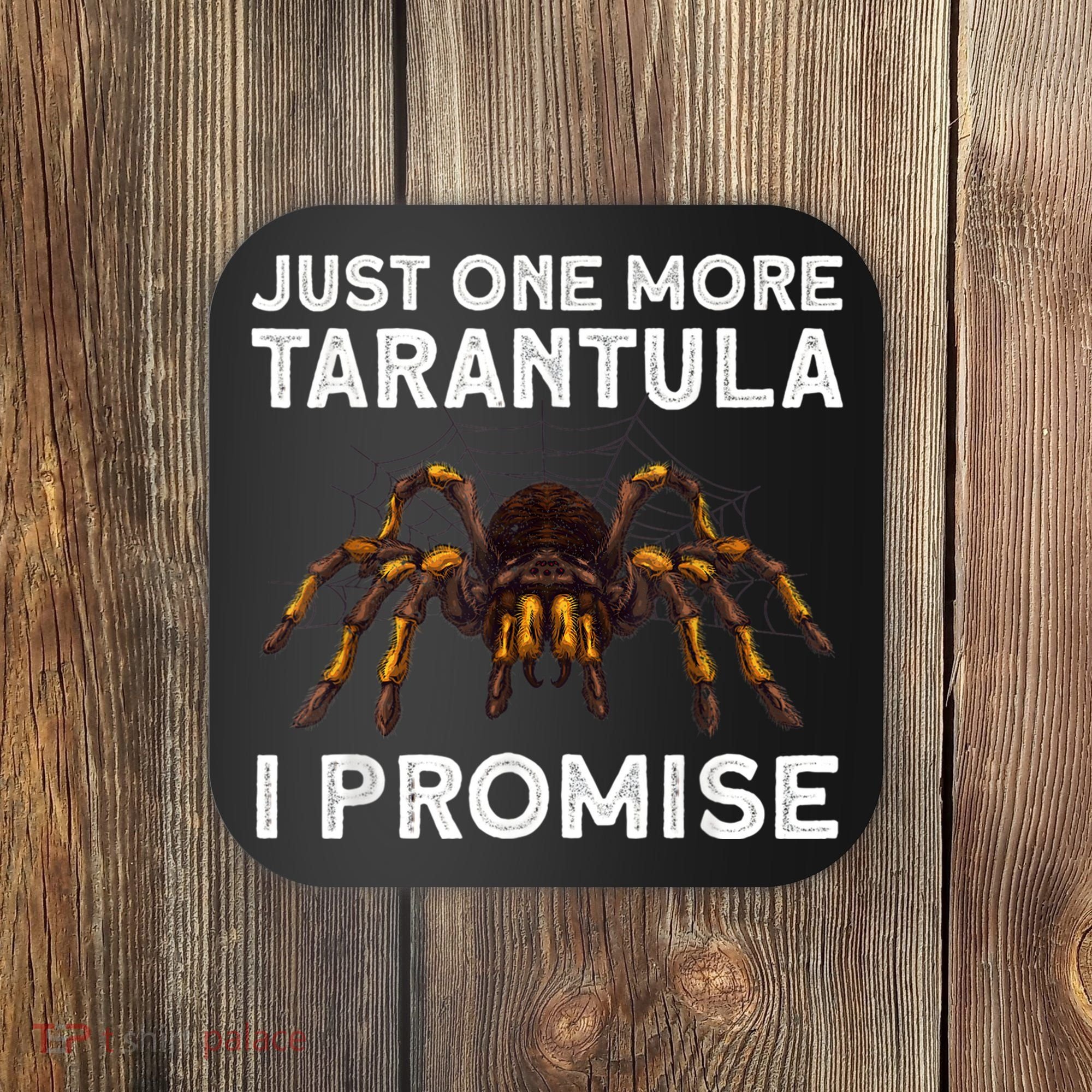 Tarantula Pet Holder Just One More I Promise Coaster