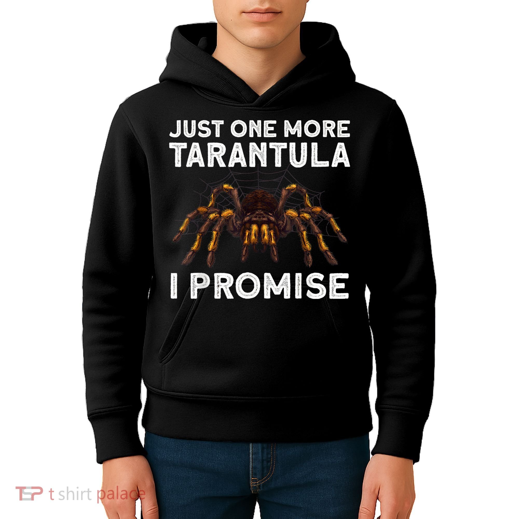 Tarantula Pet Holder Just One More I Promise Kids Hoodie