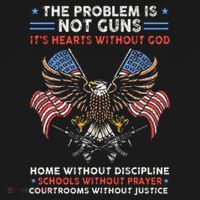 The Problem Is Not Guns ItS Hearts Without God Apron thumb 3