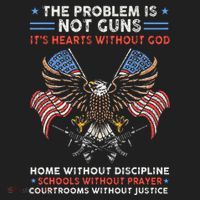 The Problem Is Not Guns ItS Hearts Without God Tumbler thumb 3