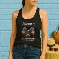 The Problem Is Not Guns ItS Hearts Without God Women's Tank Top thumb 2