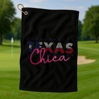 Texas Pride In Texas State Or Starbase Texas Golf Towel thumb 1