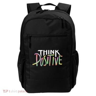 Think Positive Inspirational Backpack