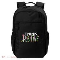 Think Positive Inspirational Backpack thumb 0