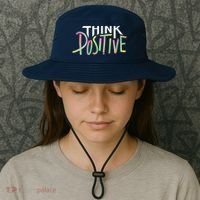 Think Positive Inspirational Bucket Hat thumb 3