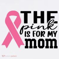 The Pink Is For My Mom Breast Cancer Awareness Hat thumb 2