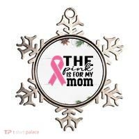 The Pink Is For My Mom Breast Cancer Awareness Ornament thumb 0