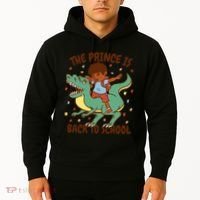 The Prince Is Back To School Dinosaur Dab Hoodie thumb 2