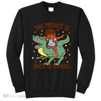 The Prince Is Back To School Dinosaur Dab Sweatshirt thumb 0