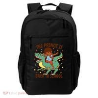 The Prince Is Back To School Dinosaur Dab Backpack thumb 0