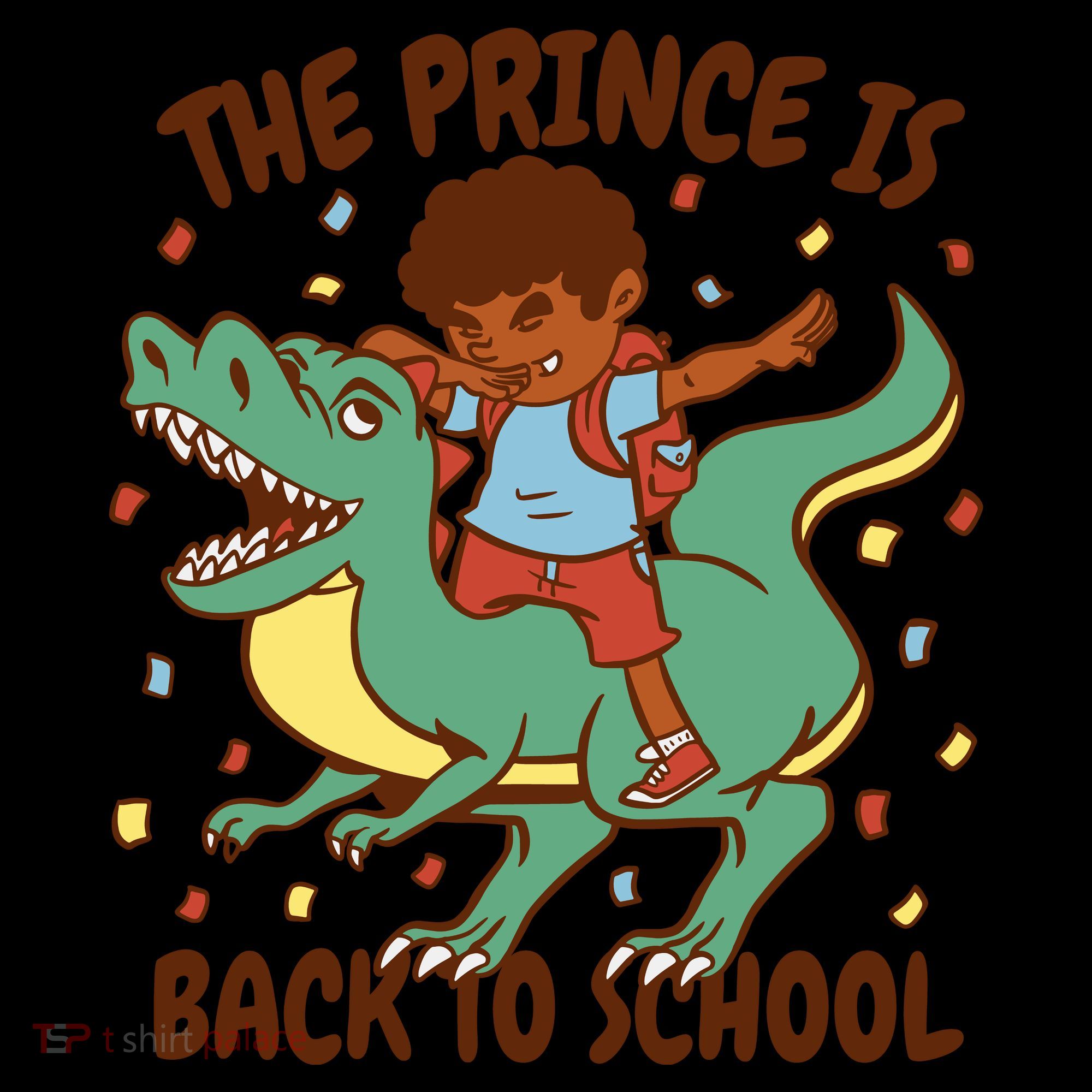 The Prince Is Back To School Dinosaur Dab Mousepad
