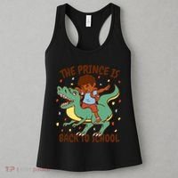 The Prince Is Back To School Dinosaur Dab Women's Tank Top thumb 3