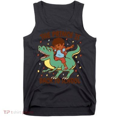 The Prince Is Back To School Dinosaur Dab Tank Top