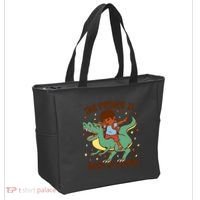 The Prince Is Back To School Dinosaur Dab Tote Bag thumb 2
