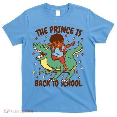 The Prince Is Back To School Dinosaur Dab T-Shirt