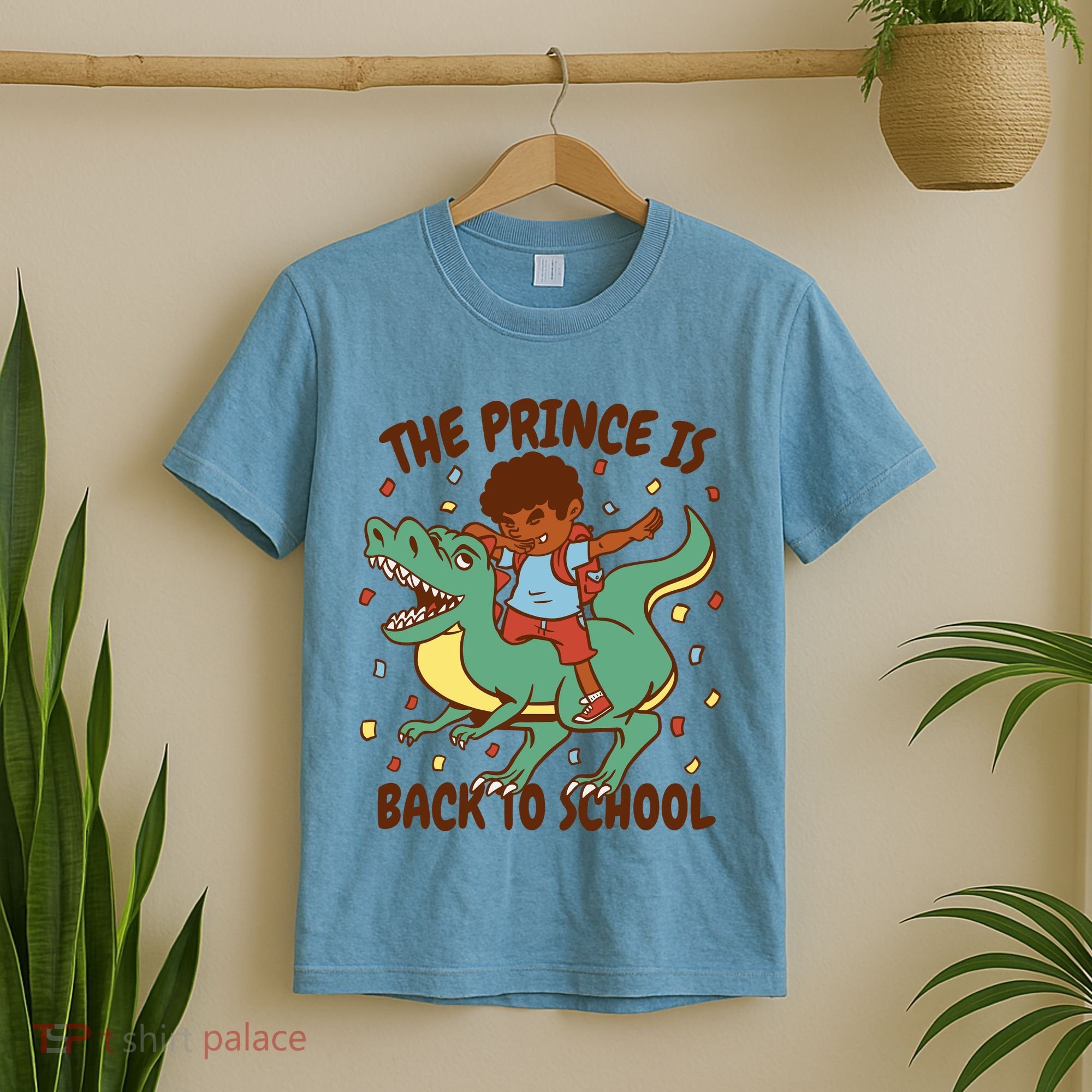 The Prince Is Back To School Dinosaur Dab T-Shirt