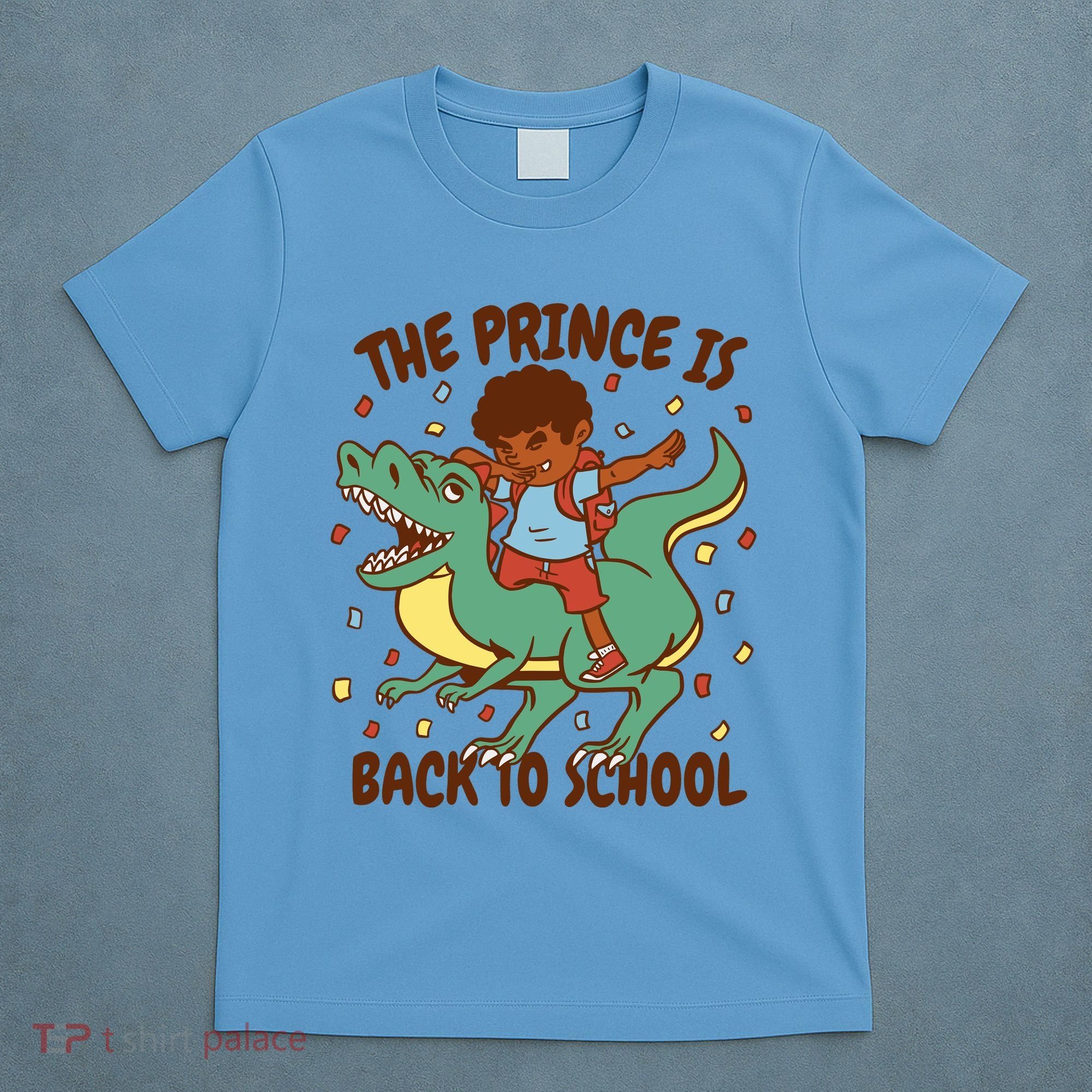 The Prince Is Back To School Dinosaur Dab T-Shirt