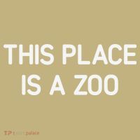 This Place Is A Zoo Funny Jokes Sarcastic Hoodie thumb 7