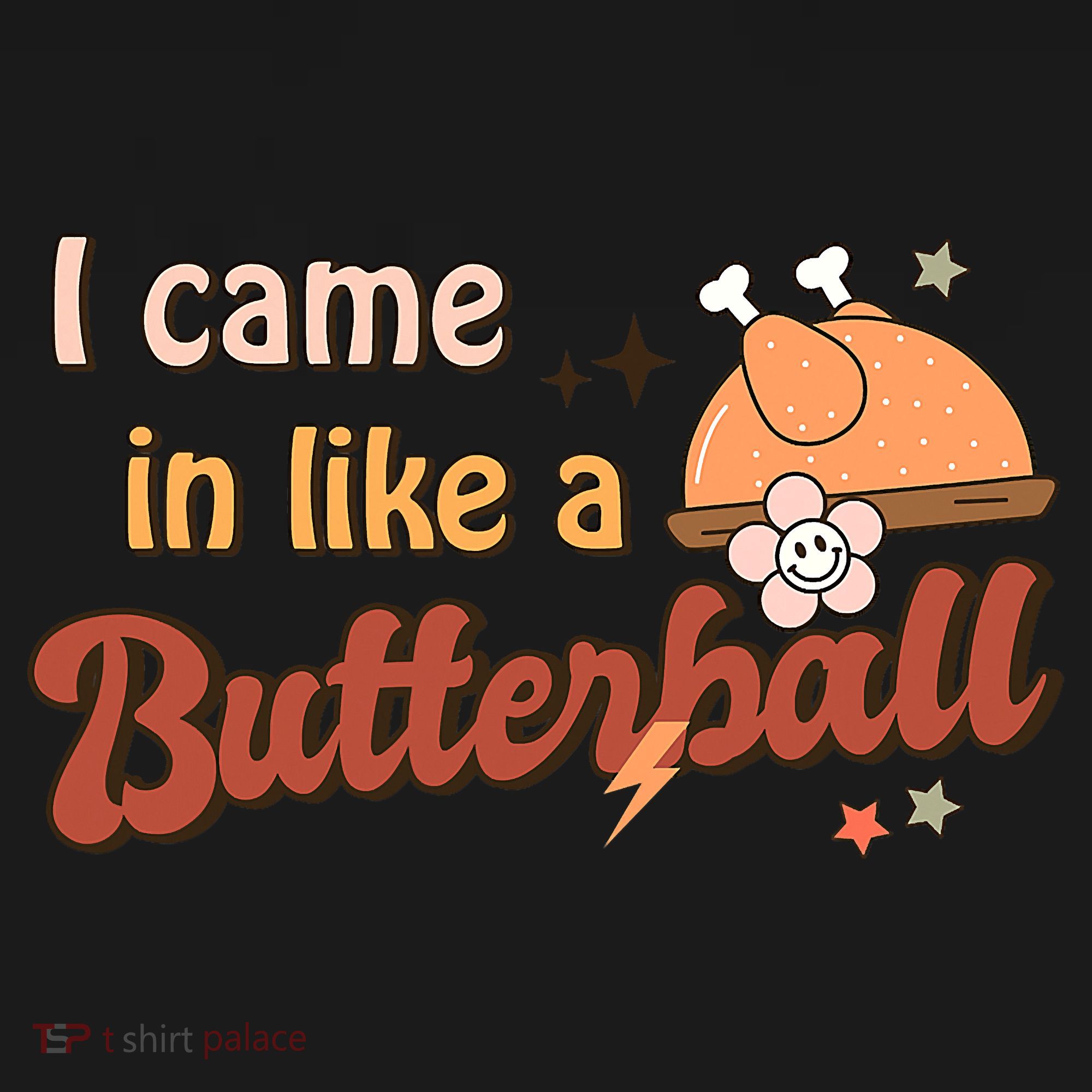 Thanksgiving Puns I Came In Like A Butterball Funny Turkey Tank Top