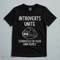 Turtle Pun Introverts Unite Funny Jokes Sarcastic T-Shirt thumb 5