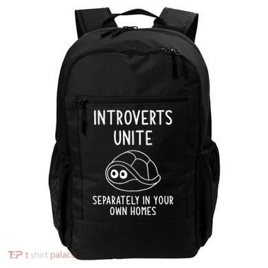Turtle Pun Introverts Unite Funny Jokes Sarcastic Backpack