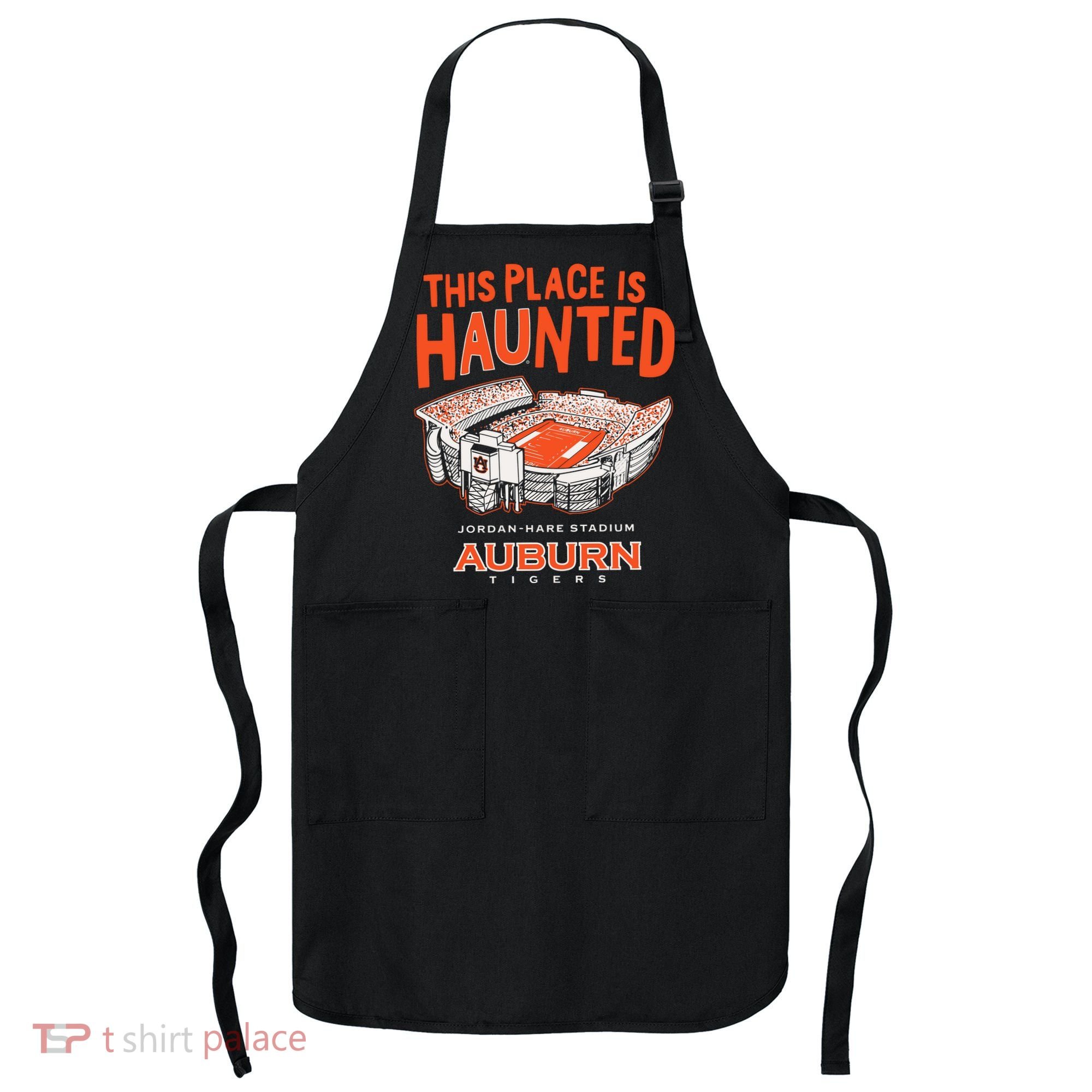 This Place Is Haunted Jordan Hare Stadium Football Team Lover Apron