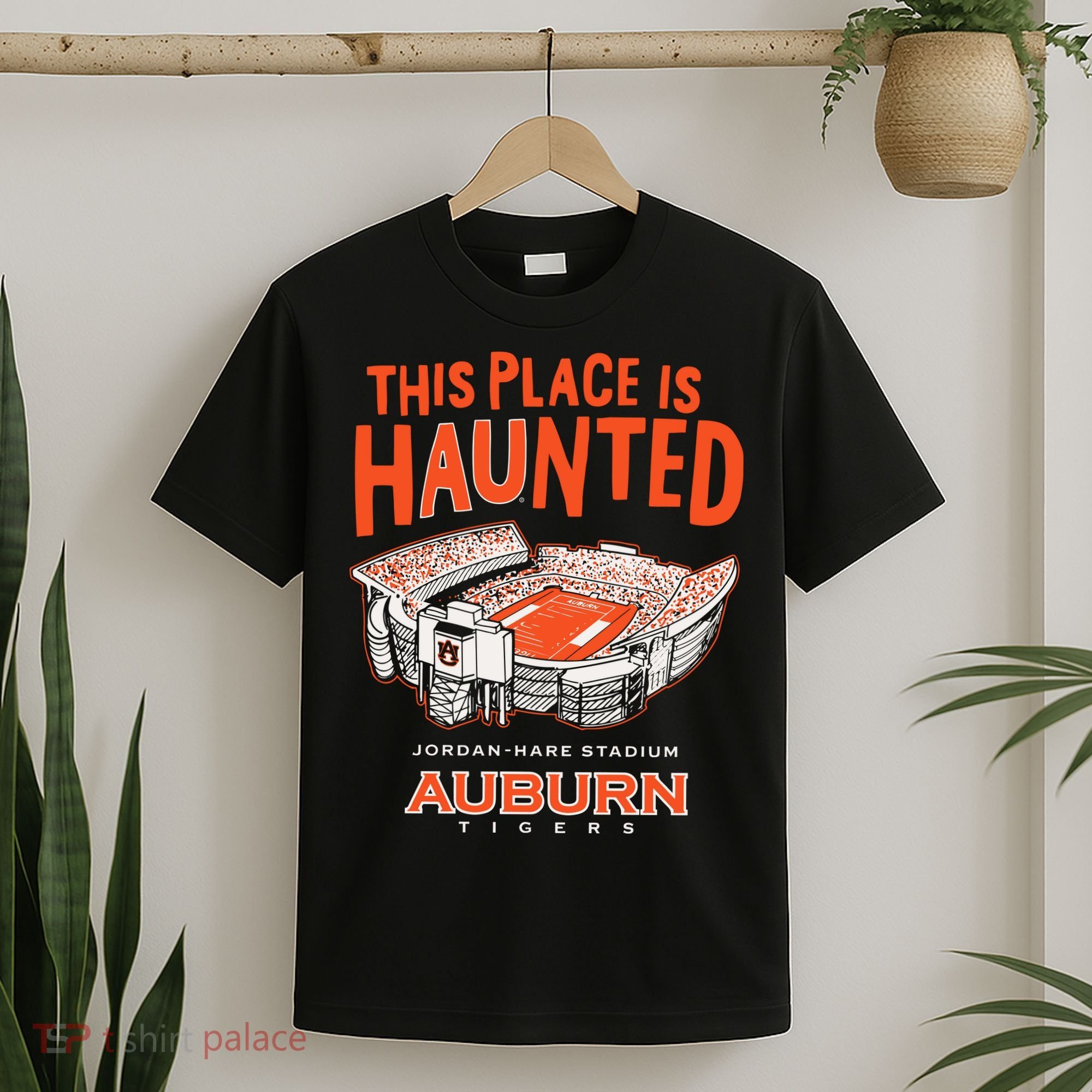 This Place Is Haunted Jordan Hare Stadium Football Team Lover T-Shirt