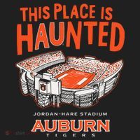 This Place Is Haunted Jordan Hare Stadium Football Team Lover Beanie thumb 2