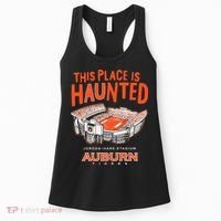 This Place Is Haunted Jordan Hare Stadium Football Team Lover Women's Tank Top thumb 0