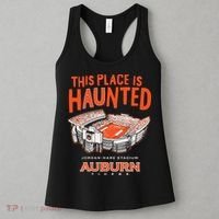 This Place Is Haunted Jordan Hare Stadium Football Team Lover Women's Tank Top thumb 3