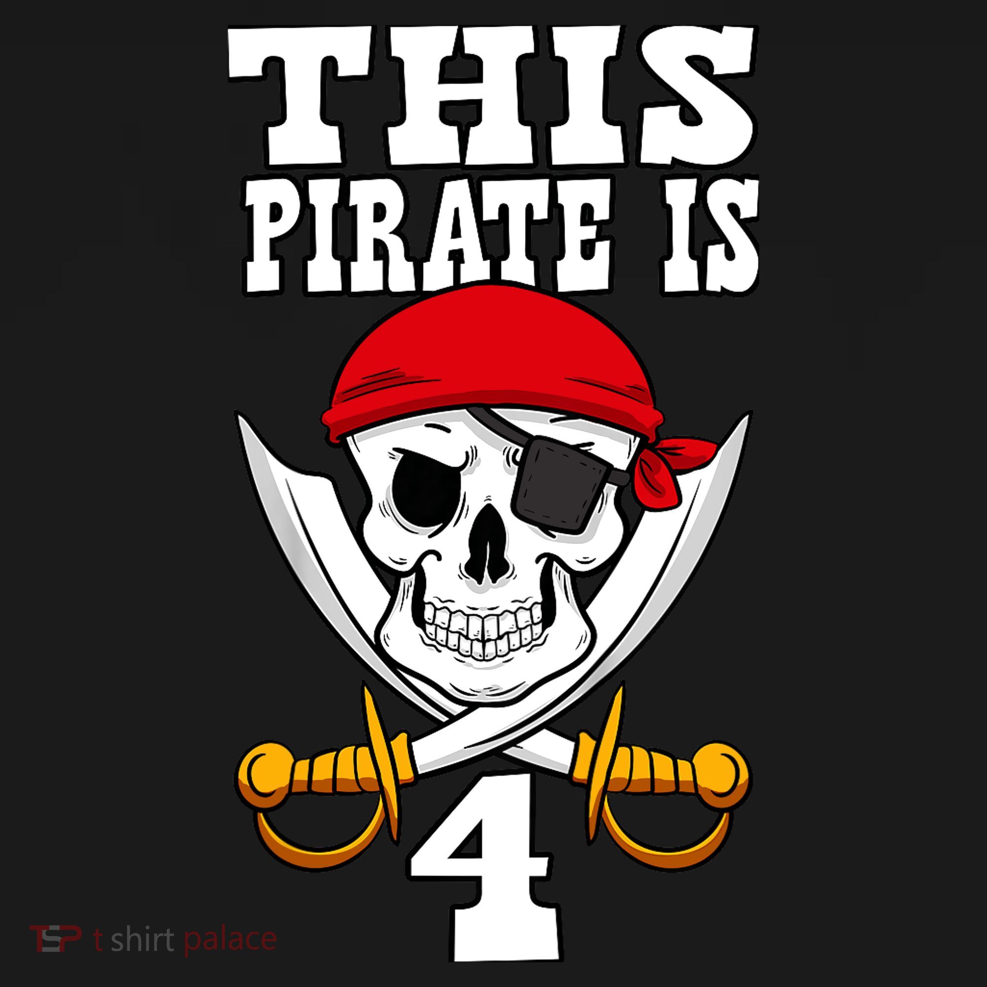 This Pirate Is 4 Pirate Themed 4th Birthday Party Boy Backpack