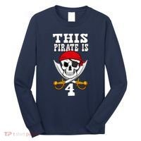 This Pirate Is 4 Pirate Themed 4th Birthday Party Boy Long Sleeve Shirt thumb 0