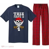 This Pirate Is 4 Pirate Themed 4th Birthday Party Boy Pajama Set thumb 0