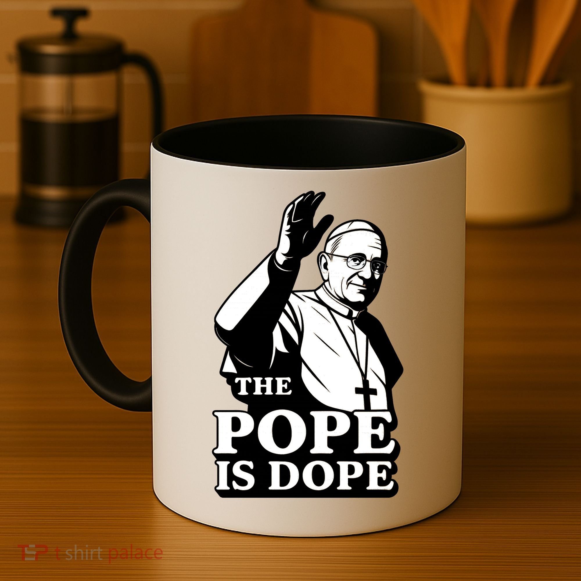 The Pope Is Dope Pope Leo XIV Coffee Mug