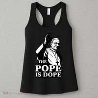 The Pope Is Dope Pope Leo XIV Women's Tank Top thumb 3