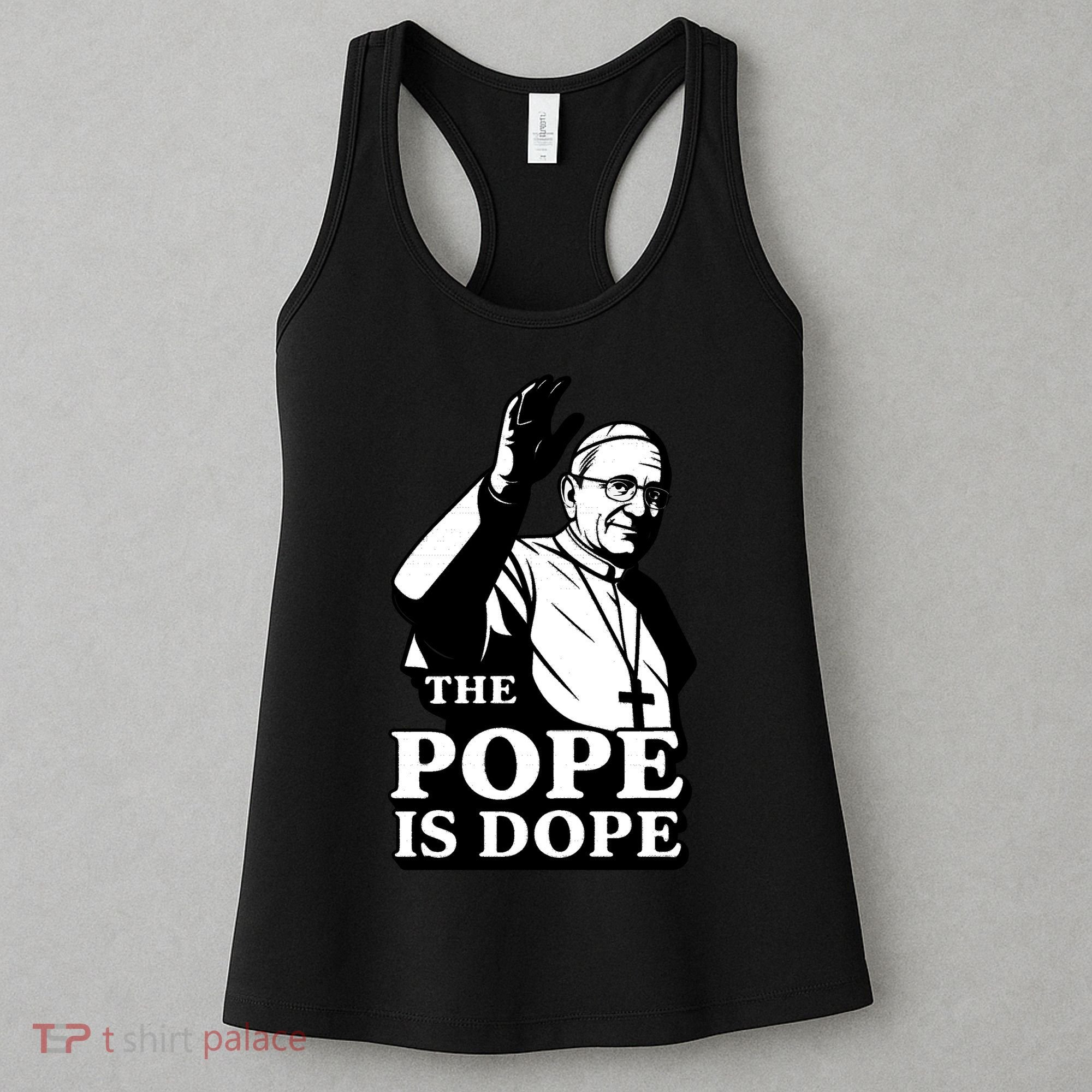 The Pope Is Dope Pope Leo XIV Women's Tank Top